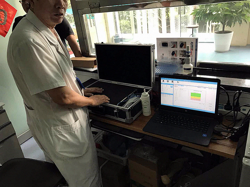 便携式91视频下载免费检测仪被北京丰台区某保健医院采购 在康复科检测门诊